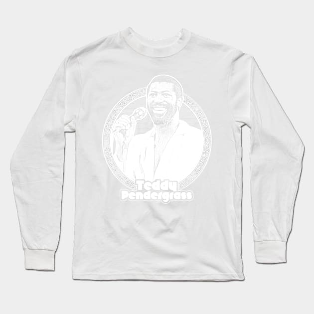 Teddy Pendergrass /// 80s Retro Soul Fan Design Long Sleeve T-Shirt by DankFutura